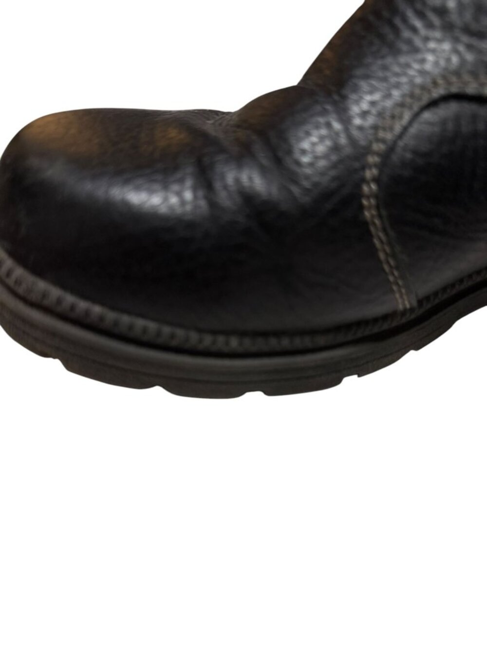 Milwaukee Motorcycle Clothing Co Womens Black Leather Ankle Boots Size 9B MVB237 - Picture 6 of 11